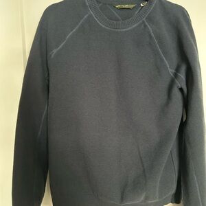 Eddie Bauer Men's Navy Crewneck Sweater